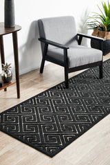 Mid-century Modern Alisa Black and Gold Rug