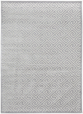 Mid-century Modern Alisa Silver Rug - Lost Design Society