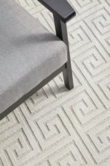 Mid-century Modern Alisa Natural White Rug