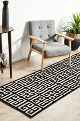 Mid-century Modern Zara Black and Gold Rug