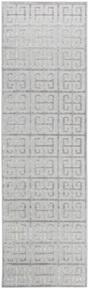 Mid-century Modern Zara Silver Rug