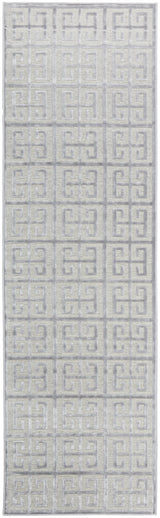 Mid-century Modern Zara Silver Rug