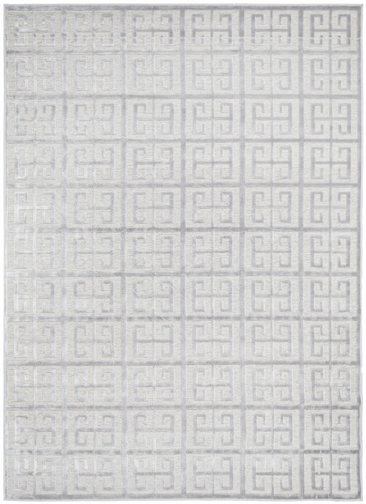 Mid-century Modern Zara Silver Rug