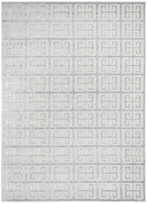 Mid-century Modern Zara Silver Rug - Lost Design Society