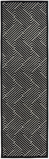 Mid-century Modern Sophia Black and Gold Rug