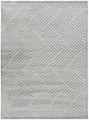 Mid-century Modern Sophia Silver Rug - Lost Design Society