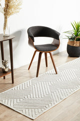 Mid-century Modern Sophia Natural White Rug