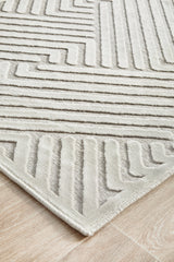 Mid-century Modern Sophia Natural White Rug