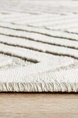 Mid-century Modern Sophia Natural White Rug