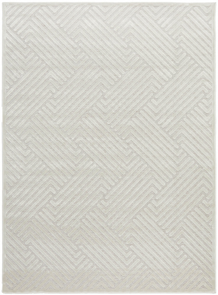 Mid-century Modern Sophia Natural White Rug