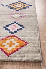 Konde Silver Bohemian Rug