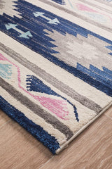 Pemba Navy Bohemian Rug