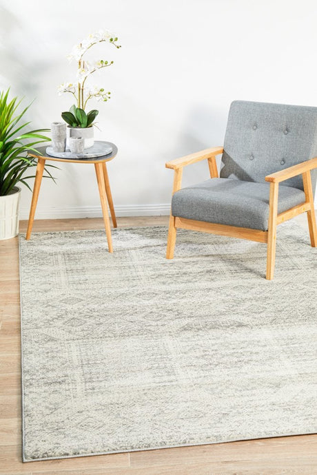 Zelda Silver Grey Transitional Rug