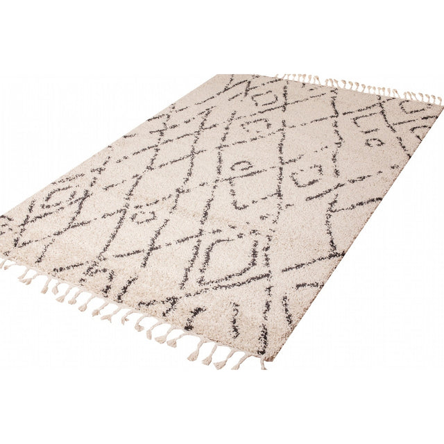 Moroccan Tribal Berber Beni Ourain Inspired Rug | Kalif | 160x230cm - Lost Design Society